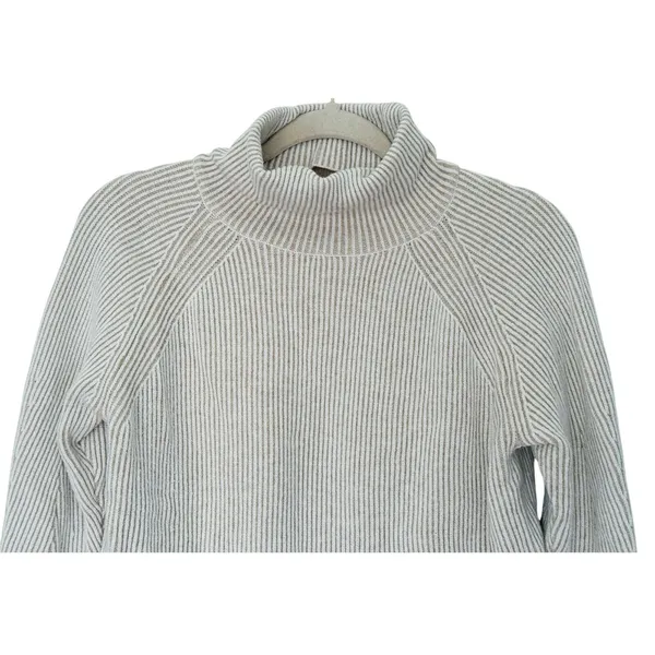 Cyrus Womens Roll Neck Sweater Small Beige Old Money Quiet Luxury Soft Neutral - Image 4