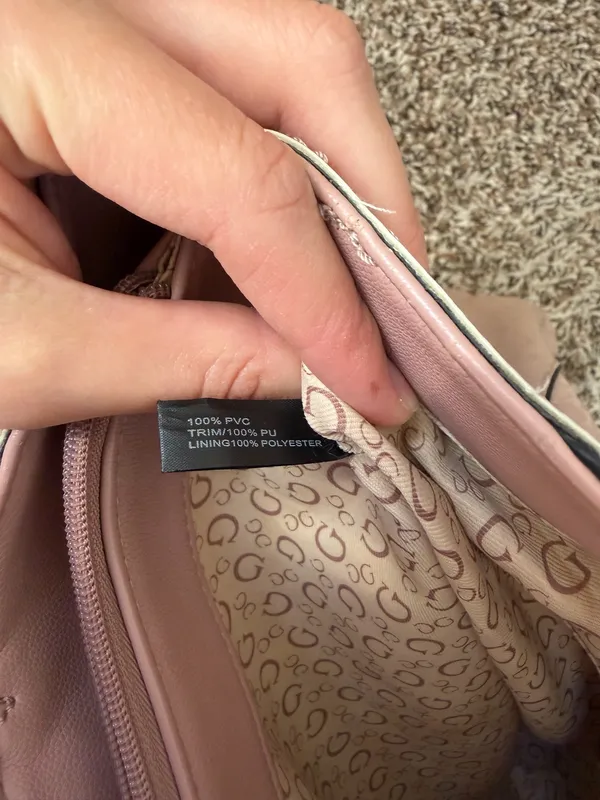 Guess Los Angeles Blush Pink Tote Bag Purse - Image 7