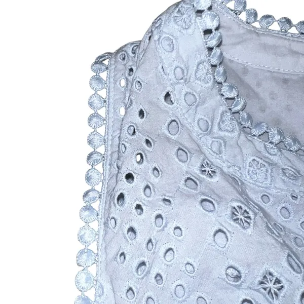 Loft powder blue Sleeveless Eyelet Dress - Image 7