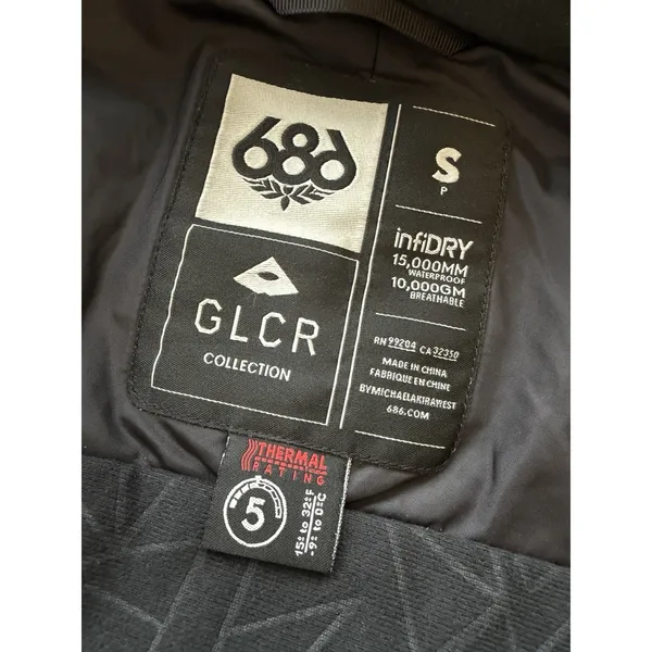 686 GLCR Collection Ski Snowboarding Snow Jacket Purple‎ infiDRY - Image 3