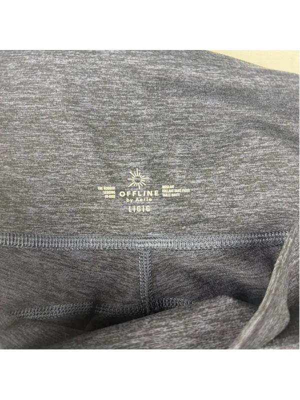 Women's Offline by Aerie The Hugger Leggings Size L Dark Blue Grey - Image 5