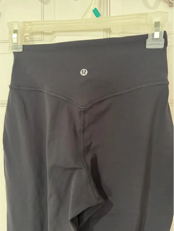 Lululemon Black High Waist Jogger Pants Size 2 - Image 5
