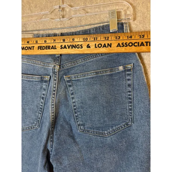 Everlane The Curvy Cheeky Jean Women’s 28 High Rise Crop Straight Leg - Image 12