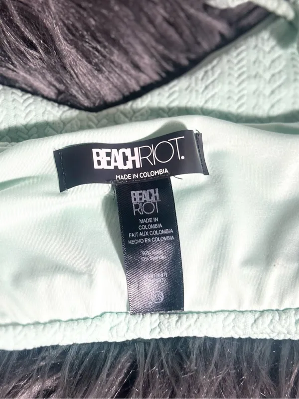 Beach Riot Georgia Crop Top Mint Size XS - Image 7