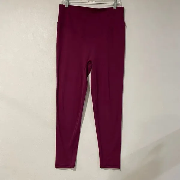P’TULA Purple High Rise Leggings XXL Sculpt Workout Activewear - Image 2