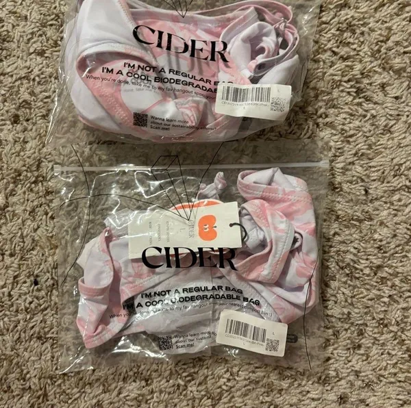 Cider Pink floral bikini set - Image 5