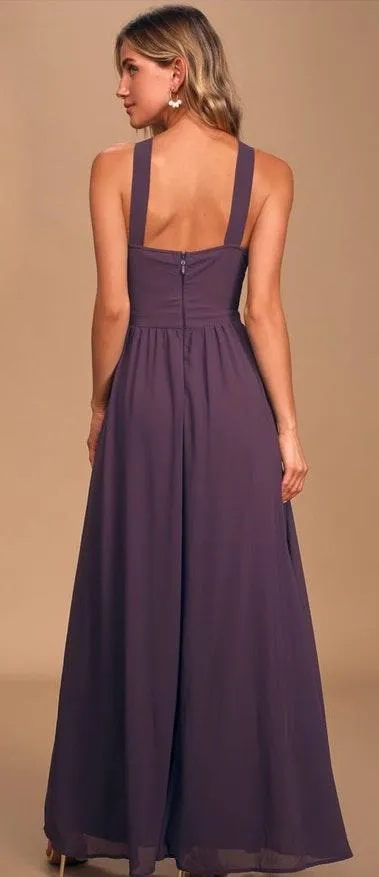 Lulus Long Purple Dress - Image 2