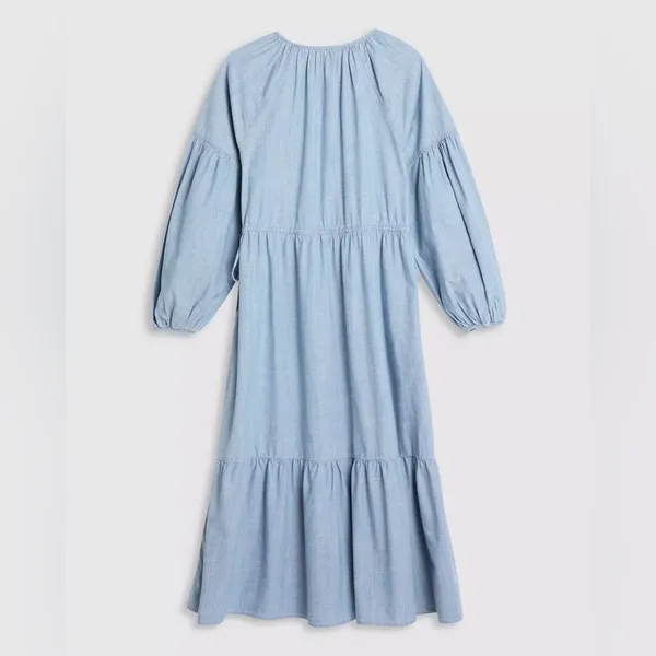 NWT Levi's® Women's Jolene Maxi Dress Light Blue Honestly Happy XXL - Image 6