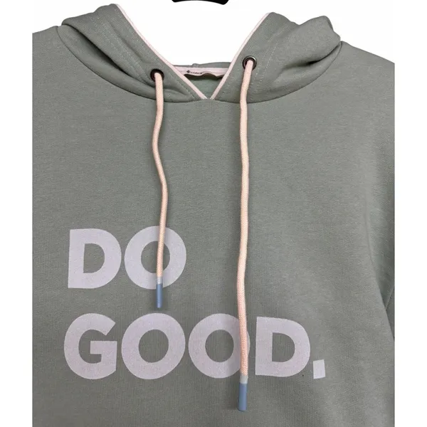 Cotopaxi Do Good‎ Cropped Hoodie Sweatshirt Silver Leaf Women's Size Small - Image 3