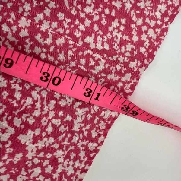 Abercrombie & Fitch‎ cotton floral puff sleeve dress sz L - Image 6