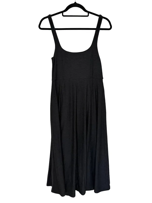 Beyond Yoga Featherweight At The Ready Square Neck Dress Darkest Night - Size M - Image 4