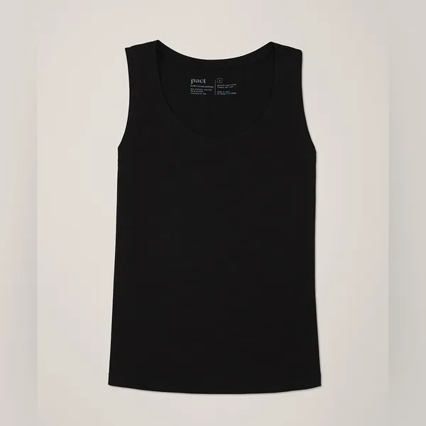 NWOT Pact Organic Luxe Stretch Jersey Tank - Image 5