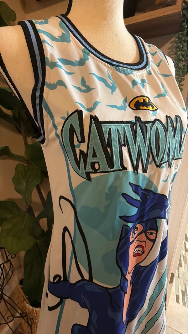 DC Comics Catwoman Graphic Tank Top - Blue/White - Image 5