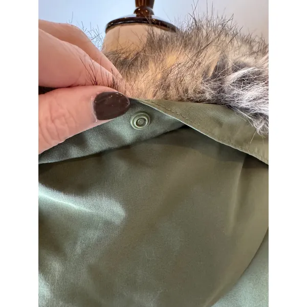 Spyder Coat Women Medium Sage Green Hooded Insulated Explorer Parka Outdoor‎ - Image 11
