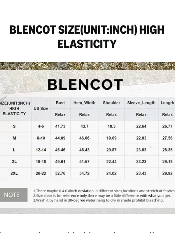BLENCOT Women's Oversized T Shirts Fall Long Sleeve Striped Color Block. Size M - Image 4