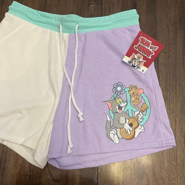 Tom Jerry Women's Colorblock Basketball Short - Image 4