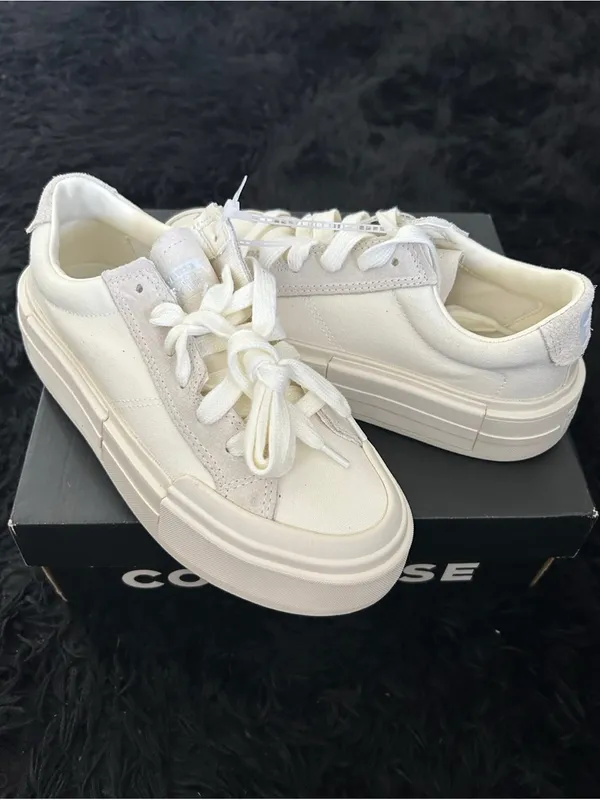 CONVERSE Cruise low beige platform lace up shoes sneakers women’s 8.5 new - Image 7