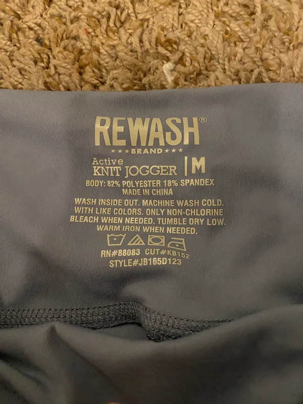 REWASH Active Knit Joggers - Image 2