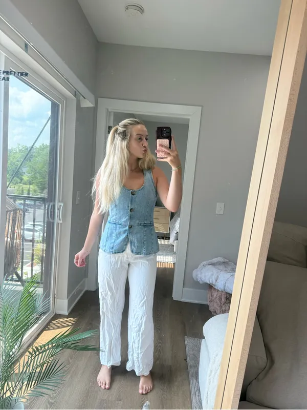 Madewell denim vest top 4 NWT - Image 11