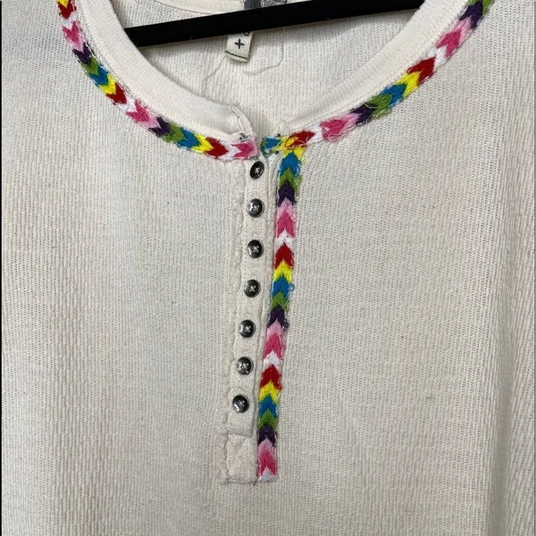 Free‎ People Embroidered Shirt - Image 7
