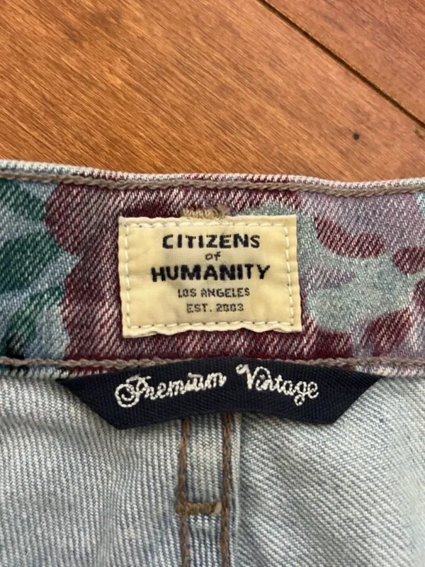 Citizens of Humanity Vintage Olivia Floral Jeans Size 25 - Image 6