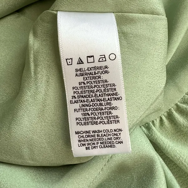 Dress the Population Women’s Charlene Ruffle Maxi Dress Gown Sage Green Size S - Image 9