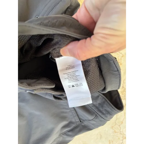 Eddie Bauer Womens Gray Convertible Roll-Up hiking Pants Size 2 With Pockets Nyl - Image 6