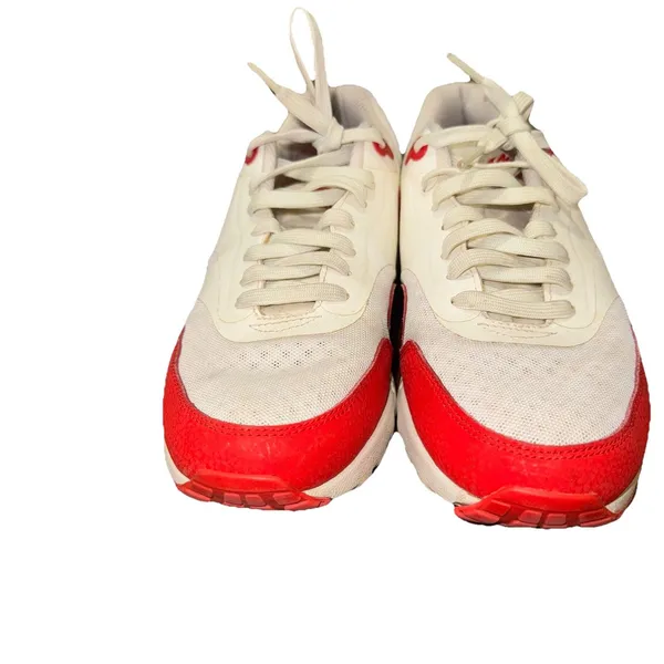 Nike Wmns 8.5 Air Max 1 Ultra Essential Challenge Red 704993-100 White Red - Image 6