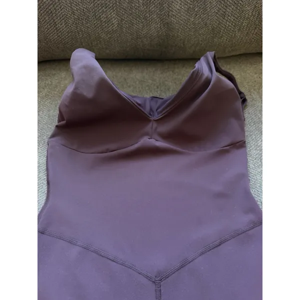 Fabletics Women’s PureLuxe TLC Short Jumpsuit 4" Size Small Oxblood - Image 8