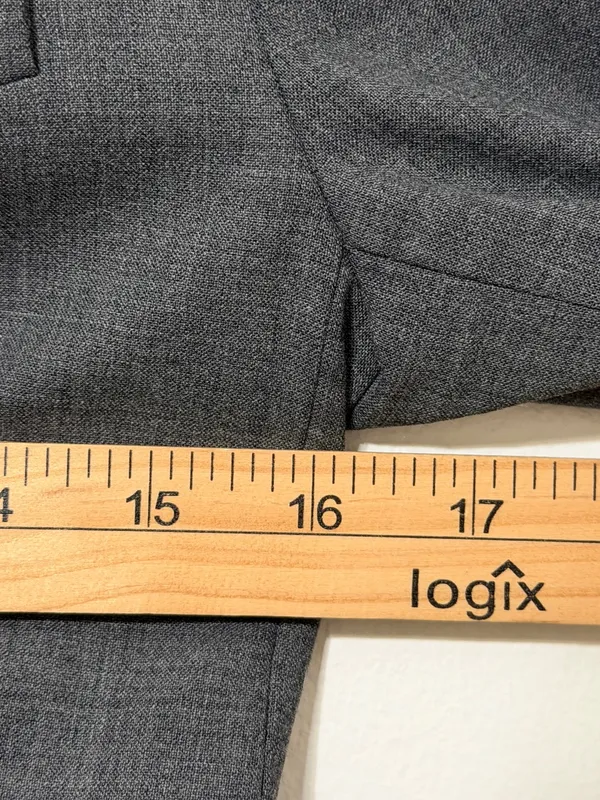 J. CREW Slim Single-Button Blazer Size 0 Women’s Gray Office Work Business - Image 7