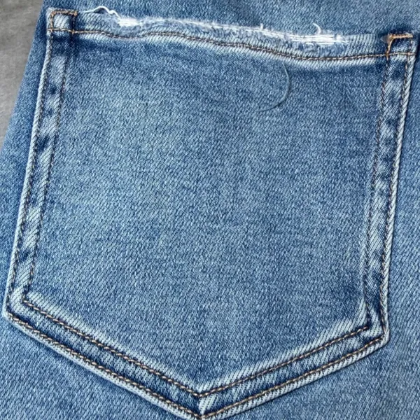 BKE Womens Size 28x32 Billie Slim Fit High Rise Bootcut Jeans Distressed Denim - Image 14