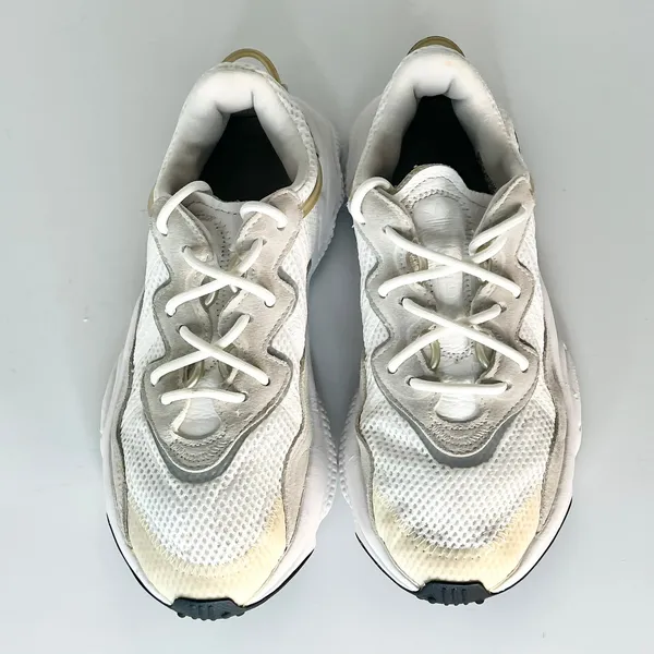 Adidas Ozweego Running Sneakers Shoes Athletic White Grey Women 7.5 / Men 6 - Image 4