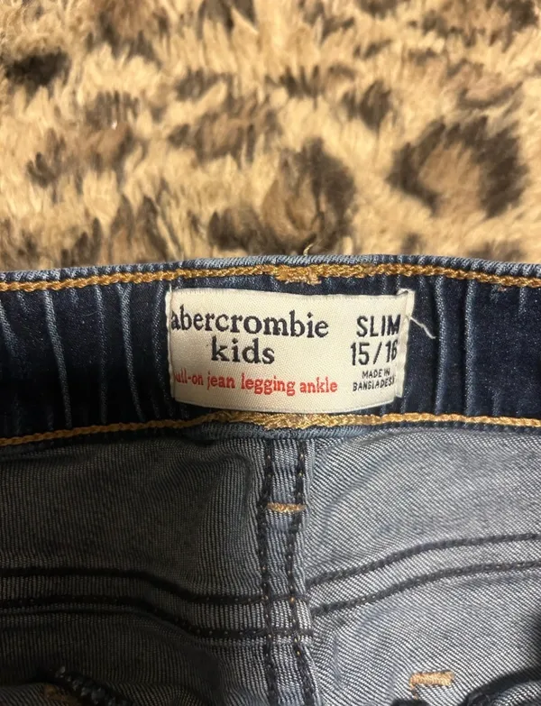 Abercrombie & Fitch Denim Jean Leggings - Image 5