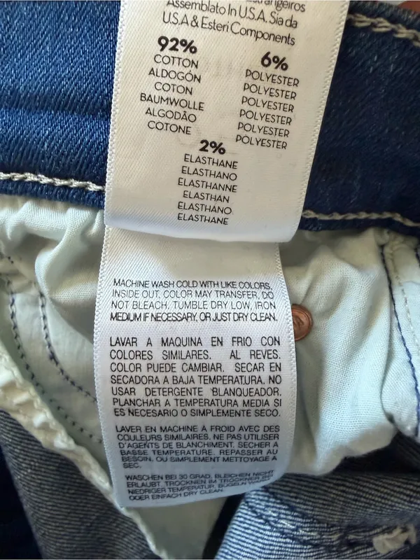 MOTHER The Mid Rise Dazzler Crop Fray Jeans Size 25 Squeeze It Raw Hem - Image 7