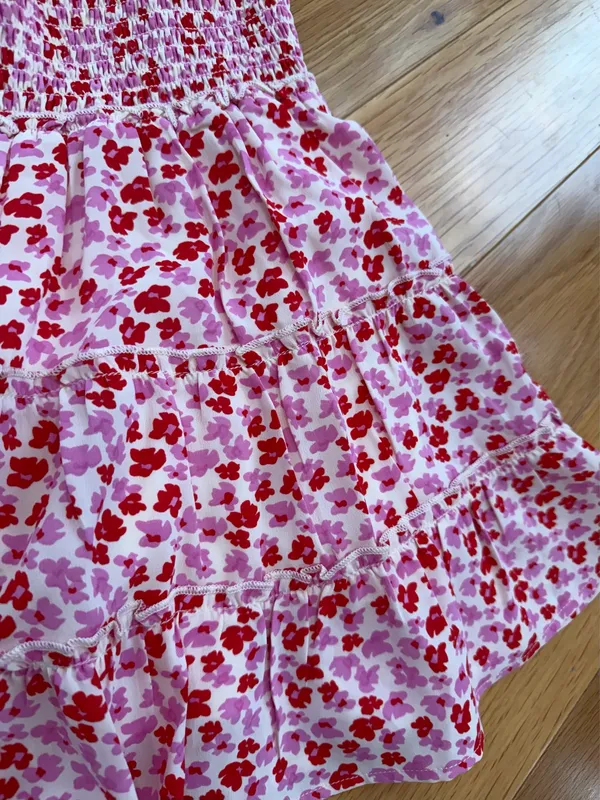 Pink Lily Through the Garden Pink Floral Skort - Image 2