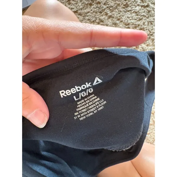 Reebok black sports bra - Image 2