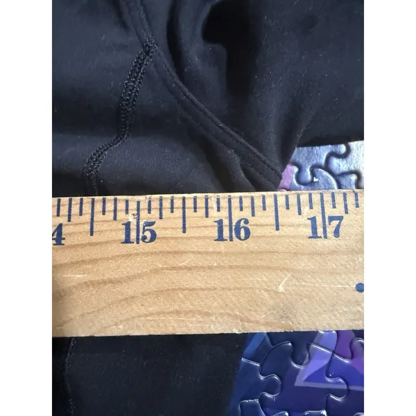 Lululemon Size 8‎ Black Long Sleeve Align Top Cropped Scoop Neck Workout Nulu - Image 6