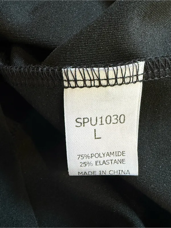 Black Faux-Leather Jumpsuit Size L - Image 3