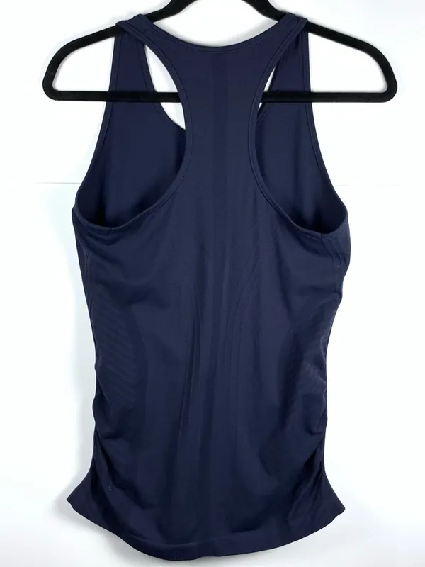 Athleta Womens Tank Top Small Navy Blue Racerback Running Workout Athletic - Image 8