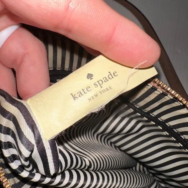 Kate Spade Jackson Street Gabriele Crossbody Bag Brown Leather‎ Adjustable Strap - Image 13