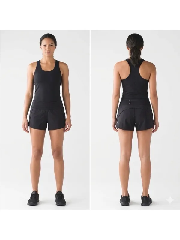 Lululemon Speed Up Shorts Black Women’s size 4 - Image 2
