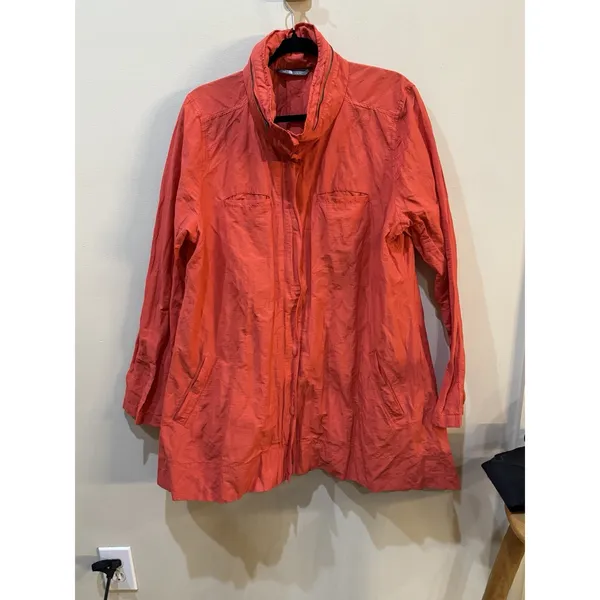 The North Face Women's Resolve 2 DryVent Waterproof Jacket Size Large XL Coral - Image 4