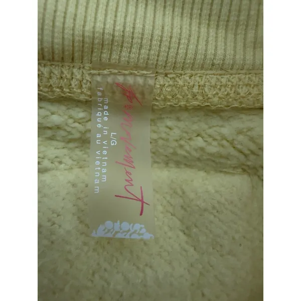 Free People Victory Mock Neck Sleeveless Sweatshirt Yellow Women's Size Large - Image 12