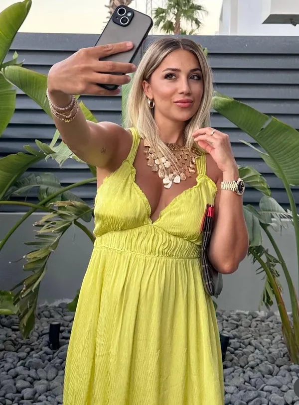 Zara maxi long bohemian lime lemon yellow summer wedding vacation casual - Image 6