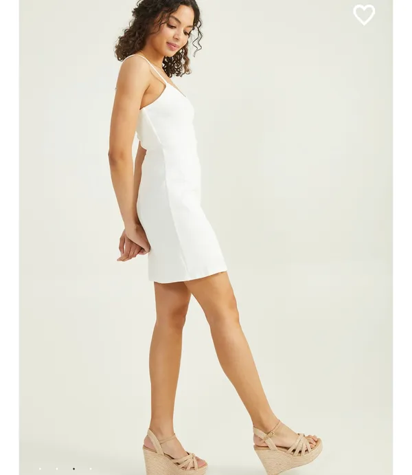 NWT Altar’d State Avery Open Back White Dress - Image 3
