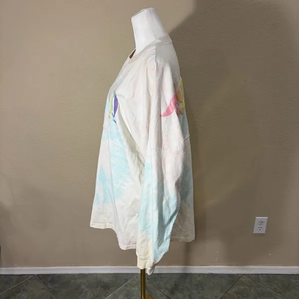 Disney Parks Disneyland Resort Rainbow Tie Dye Spirit Jersey Sz M Trips Vacay - Image 4