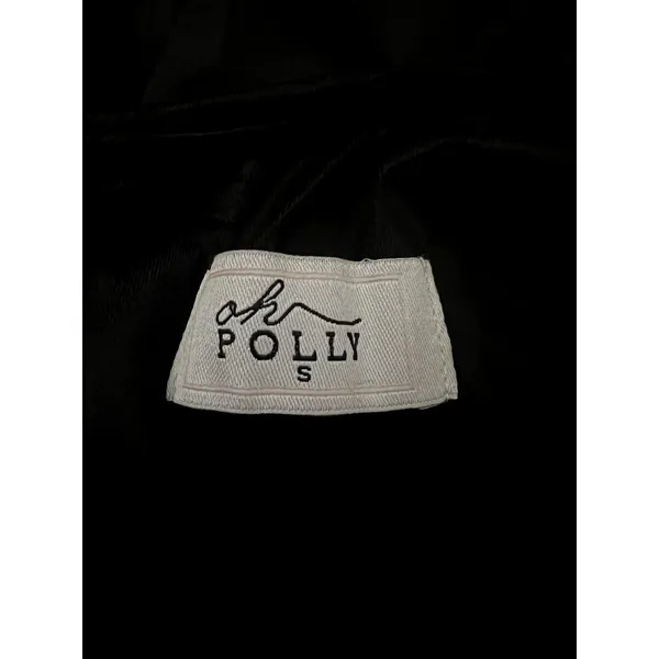 Oh Polly Hivera Satin Boat-Neck Twist-Back Maxi Dress in Black Size S New - Image 6