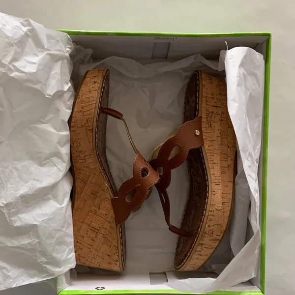 Sam Edelman Tan Cutout Sandals - Image 11