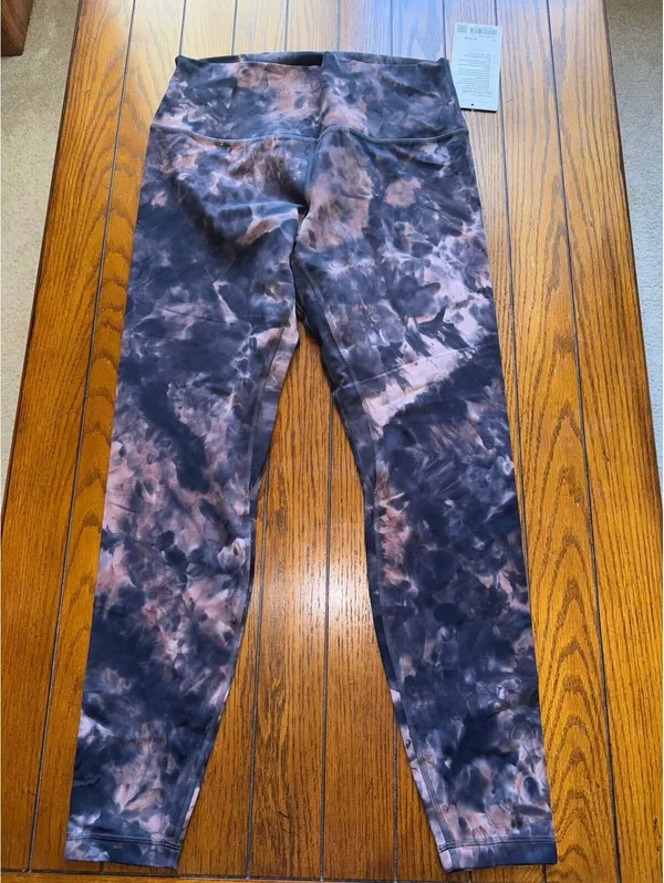 Lululemon Align High Rise 28” Diamond Dye Pink Pastel Size 12 NWT - Image 3