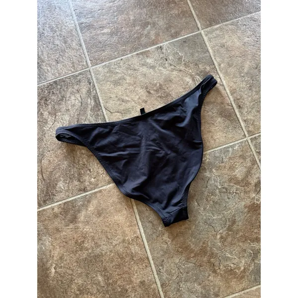 Skims Swim Mid Coverage Bottom Onyx Size XL - Image 6
